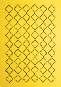 Terrilis Yellow Contemporary Rug, con1051yw