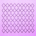 Square Machine Washable Terrilis Purple Contemporary Area Rugs, wshcon1051pur