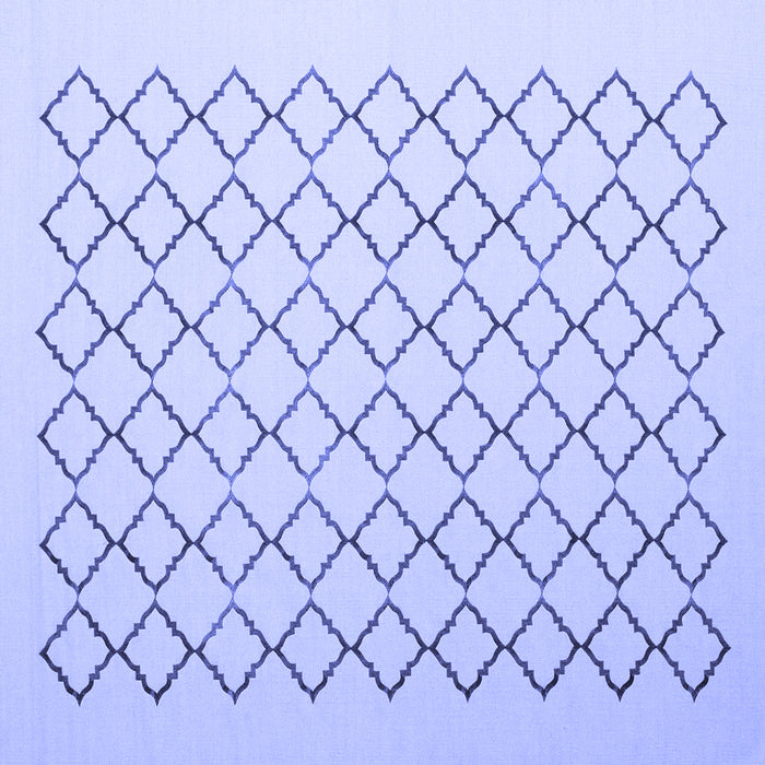 Square Terrilis Blue Contemporary Rug, con1051blu