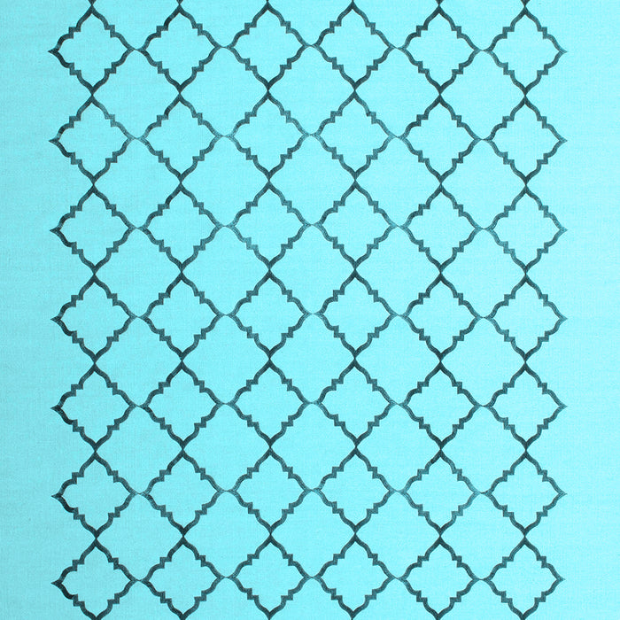 Machine Washable Terrilis Light Blue Contemporary Rug, wshcon1051lblu