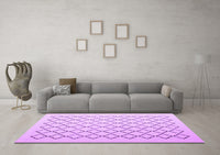 Machine Washable Terrilis Purple Contemporary Rug, wshcon1051pur