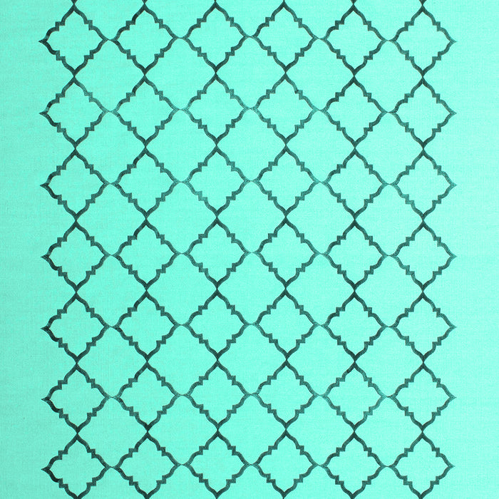 Terrilis Turquoise Contemporary Rug, con1051turq