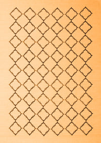 Terrilis Orange Contemporary Rug, con1051org