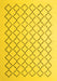 Machine Washable Terrilis Yellow Contemporary Rug, wshcon1051yw