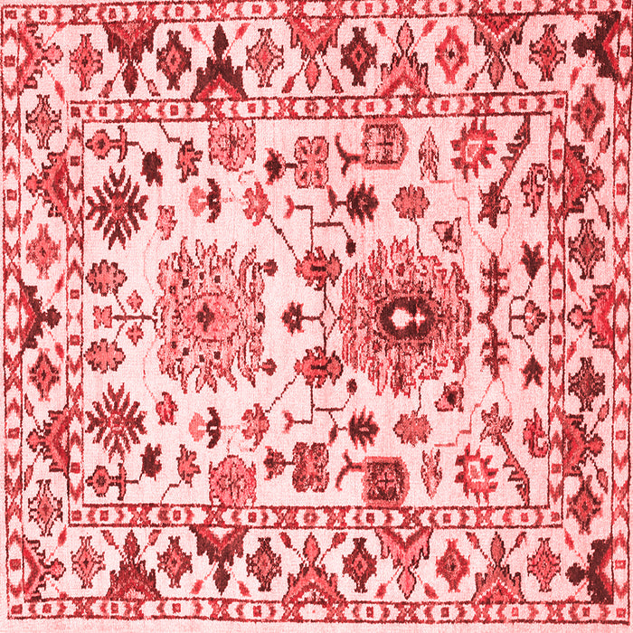 Abstract Red Contemporary Rug, con1053red