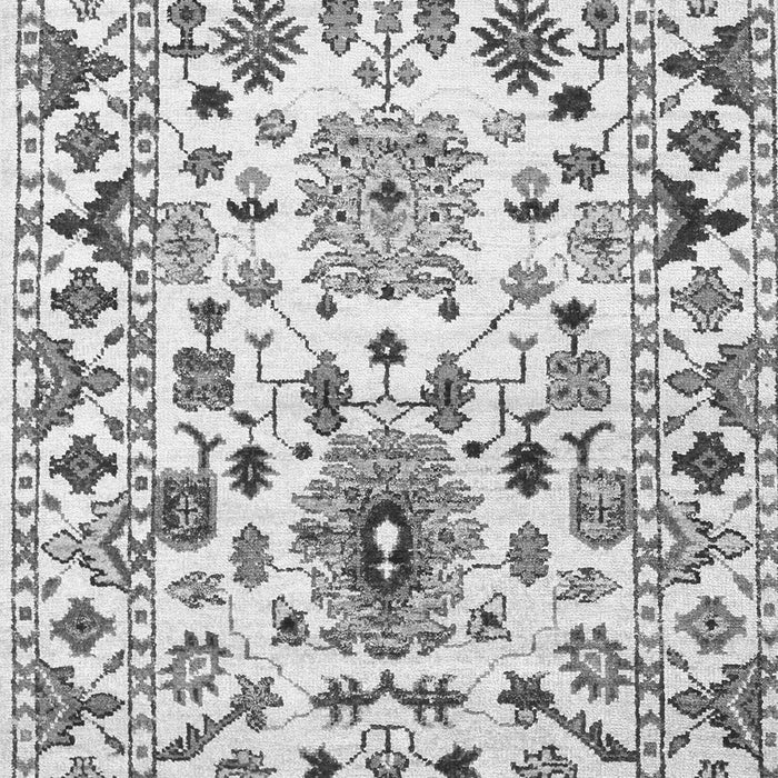 Abstract Gray Contemporary Rug, con1053gry