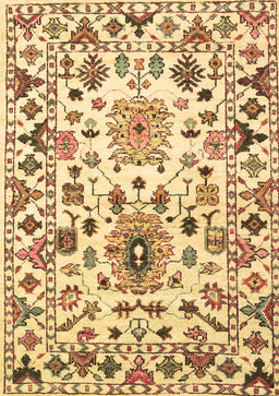 Abstract Brown Contemporary Rug, con1053brn