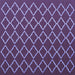 Square Machine Washable Trellis Blue Modern Rug, wshcon1054blu