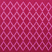 Square Machine Washable Trellis Pink Modern Rug, wshcon1054pnk