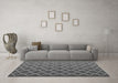 Machine Washable Trellis Gray Modern Rug in a Living Room,, wshcon1054gry