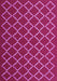 Machine Washable Trellis Purple Modern Area Rugs, wshcon1054pur
