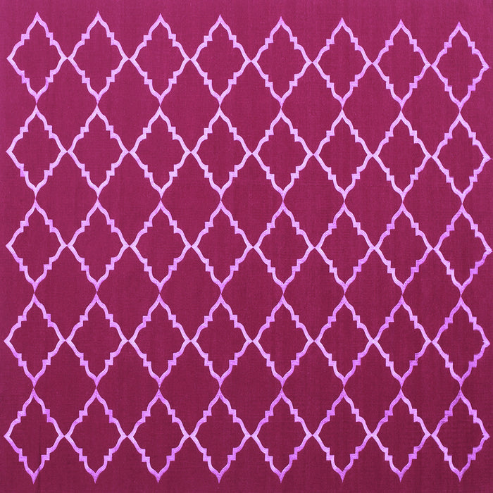 Square Trellis Purple Modern Rug, con1054pur