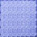 Square Machine Washable Abstract Blue Contemporary Rug, wshcon1055blu