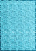 Abstract Light Blue Contemporary Rug, con1055lblu