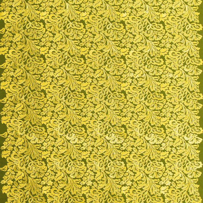 Machine Washable Abstract Yellow Contemporary Rug, wshcon1055yw