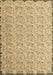 Machine Washable Abstract Brown Contemporary Rug, wshcon1055brn