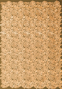 Abstract Orange Contemporary Rug, con1055org