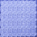 Square Abstract Blue Contemporary Rug, con1055blu