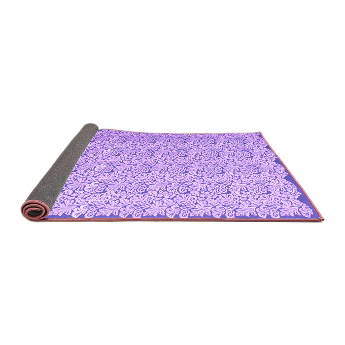 Sideview of Abstract Purple Contemporary Rug, con1055pur