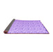 Sideview of Abstract Purple Contemporary Rug, con1055pur