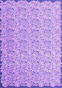 Abstract Purple Contemporary Rug, con1055pur