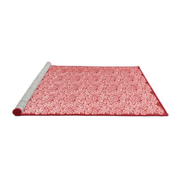 Contemporary Red Washable Rugs