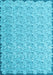 Machine Washable Abstract Light Blue Contemporary Rug, wshcon1055lblu