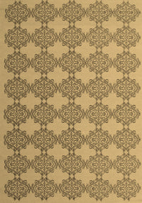 Abstract Brown Contemporary Rug, con1056brn