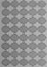 Serging Thickness of Machine Washable Abstract Gray Contemporary Rug, wshcon1056gry