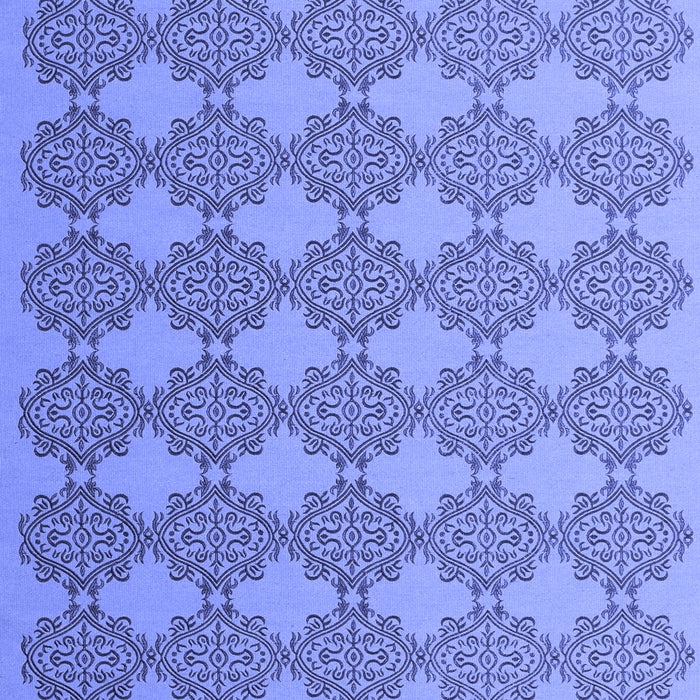 Abstract Blue Contemporary Rug, con1056blu