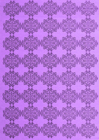 Abstract Purple Contemporary Rug, con1056pur