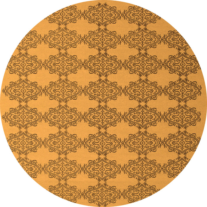 Machine Washable Abstract Orange Contemporary Area Rugs, wshcon1056org