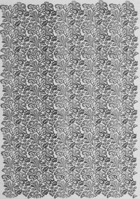 Abstract Gray Contemporary Rug, con1057gry