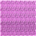 Square Abstract Pink Contemporary Rug, con1057pnk