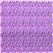 Square Machine Washable Abstract Purple Contemporary Area Rugs, wshcon1057pur