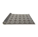 Thickness of Contemporary Dark Gray Modern Rug, con1058