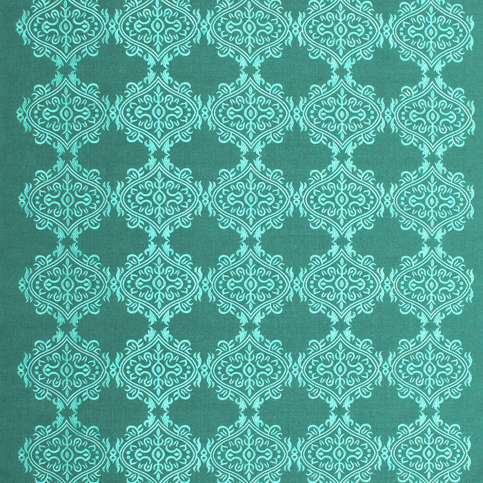 Abstract Turquoise Contemporary Rug, con1058turq