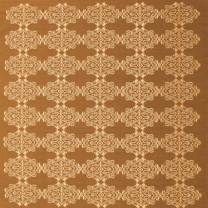 Serging Thickness of Abstract Orange Contemporary Rug, con1058org