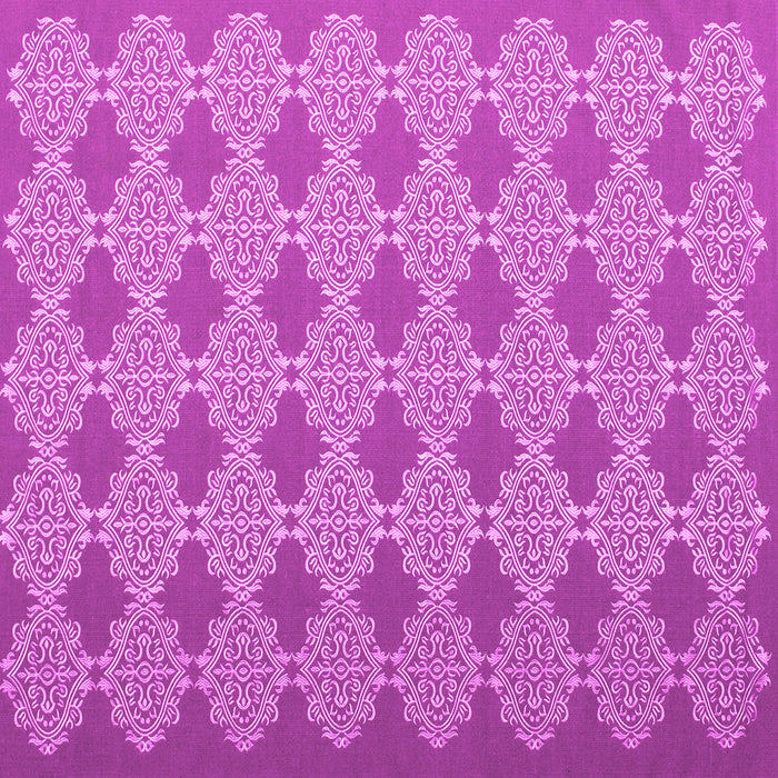 Square Abstract Pink Contemporary Rug, con1058pnk