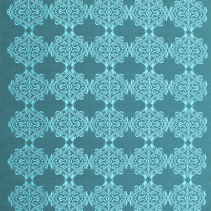 Abstract Light Blue Contemporary Rug, con1058lblu