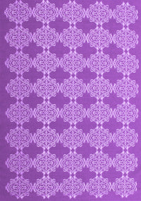 Abstract Purple Contemporary Rug, con1058pur