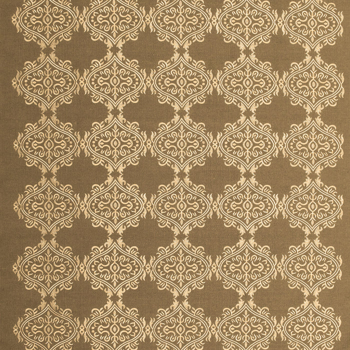 Machine Washable Abstract Brown Contemporary Rug, wshcon1058brn