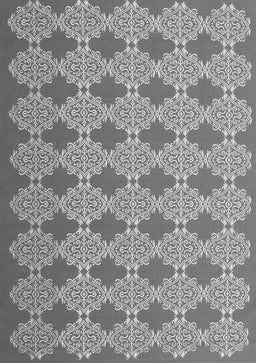 Abstract Gray Contemporary Rug, con1058gry