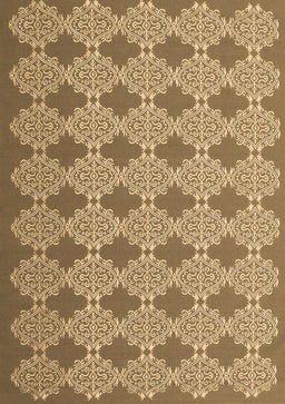Abstract Brown Contemporary Rug, con1058brn