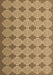 Abstract Brown Contemporary Rug, con1058brn