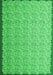 Abstract Green Contemporary Rug, con1059grn