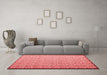 Contemporary Red Washable Rugs