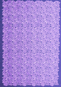 Abstract Purple Contemporary Rug, con1059pur