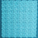 Square Abstract Light Blue Contemporary Rug, con1059lblu