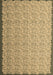 Machine Washable Abstract Brown Contemporary Rug, wshcon1059brn